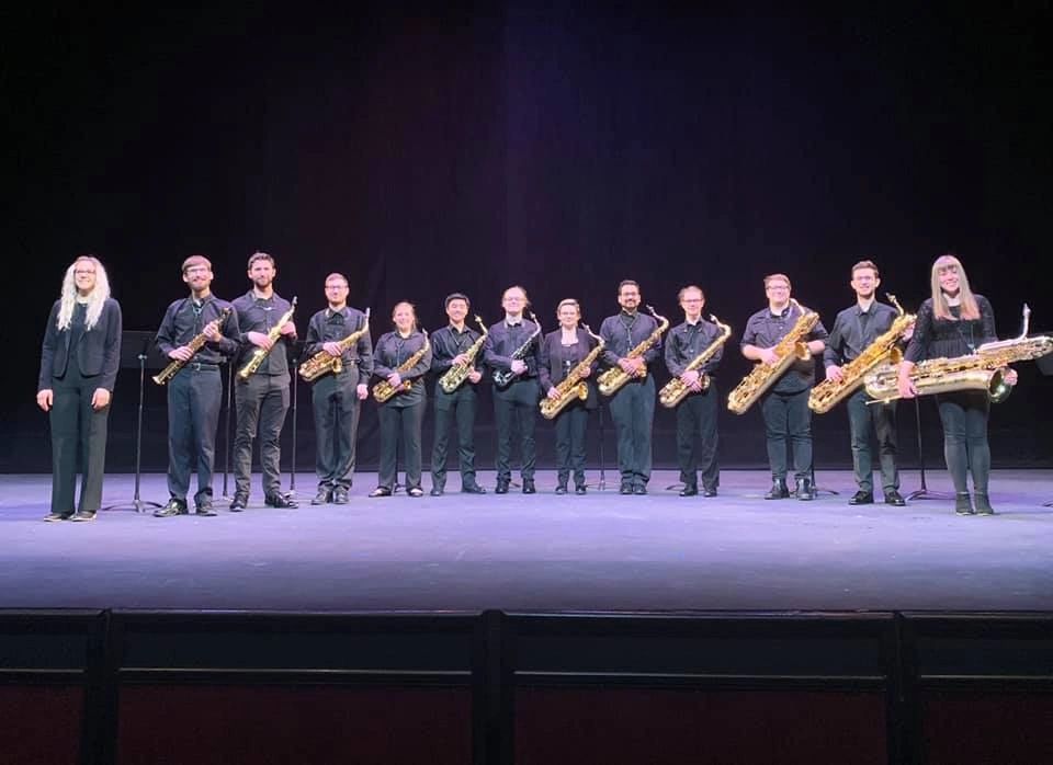 Georgia State University Saxophone Ensemble at the US Navy Band International Saxophone Symposium