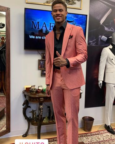 fashion suit, prom suit, black suit, green suit, legacy suit, bespoke tailored shirts