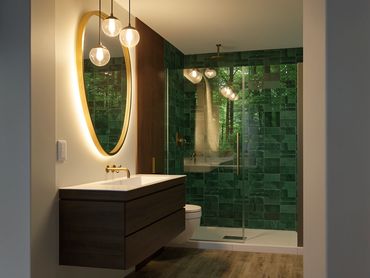 Midcentury Modern Primary Bathroom