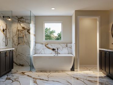 Classic Marble Bathroom