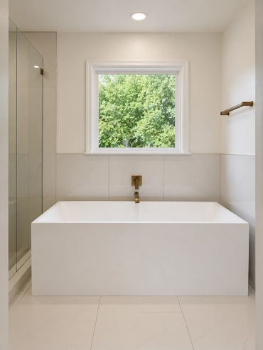 Primary Bathroom Modern Tub