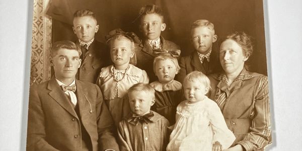 A photo from Angie's personal family photo collection of her Grandmother dating back to the late 192