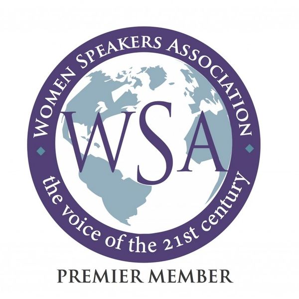 women speakers association logo, premier member