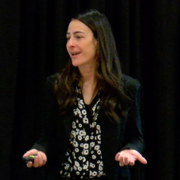 Lisa Dimino White, Happiness Speaker, speaking at an event