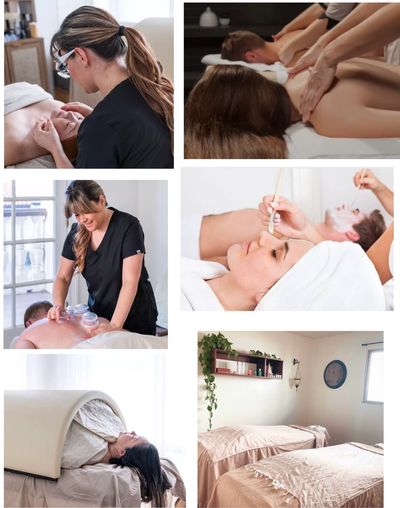 Facial, couples massage, cupping therapy, couples facial, infrared sauna, Gilbert, Arizona 