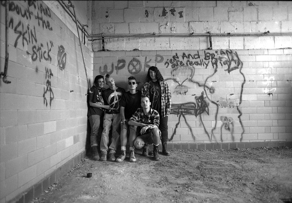Skinheads @ B.F.Goodriched  Factory in Downtown Akron,Ohio 1994
®© Bruce Gates Photo
