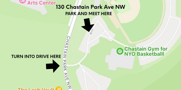 Directions and parking instructions for Chastain Park 