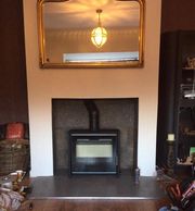 New  Fire Place, Widening of Fireplace, Tiled Fireplace, Fireplace expansion