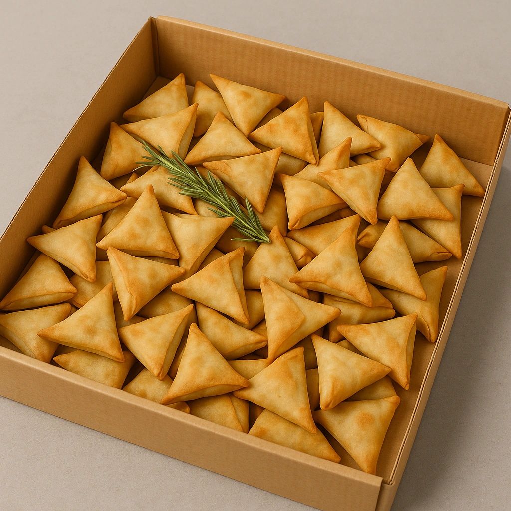 Vegan Samosas-Serves 10 (Box of 30)