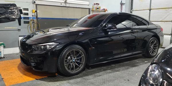 BMW m4 coupe tinted 20% Llumar ATC high quality dye film