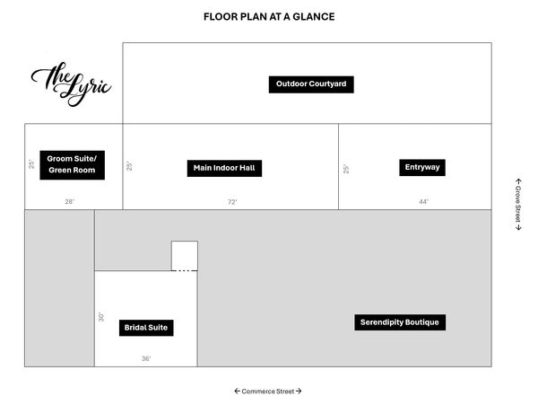 Floor plan of The Lyric