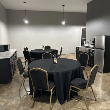 Green room and grooms' room