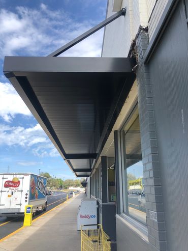 g-gutter awning canopy system drainage