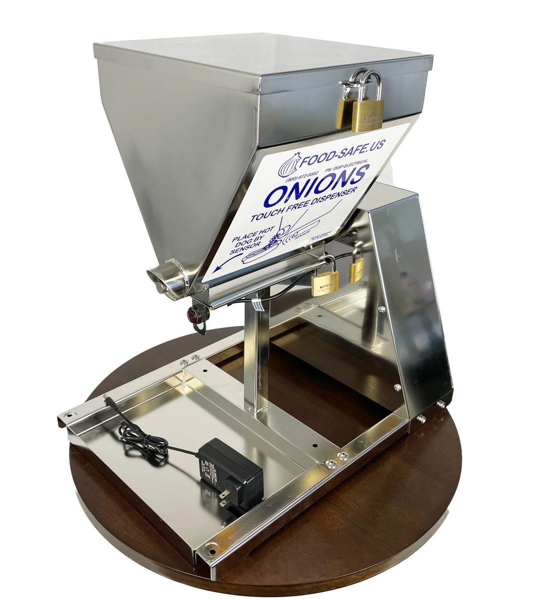 Motorized Onion Dispenser Complete Unit, Touch Free PN DISP ELECTRICAL