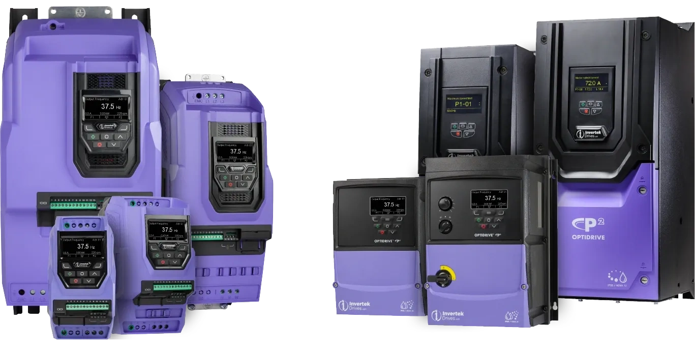 Variadores de frecuencia Invertek Drives para HVAC, bombas y aplicaciones industriales