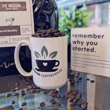 Fresh roasted coffee beans served at Inspire Coffeehouse in Manitowoc.