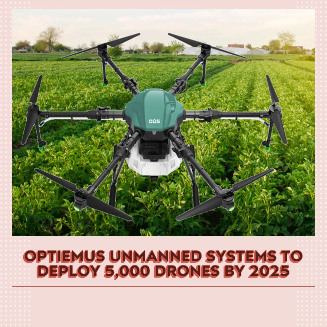 Optiemus Unmanned Systems to Deploy 5,000 Drones by 2025-End