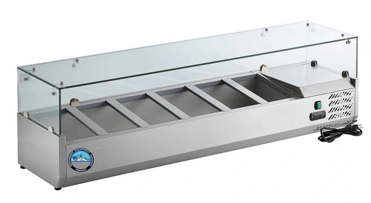 6Pan Countertop Prep Rail