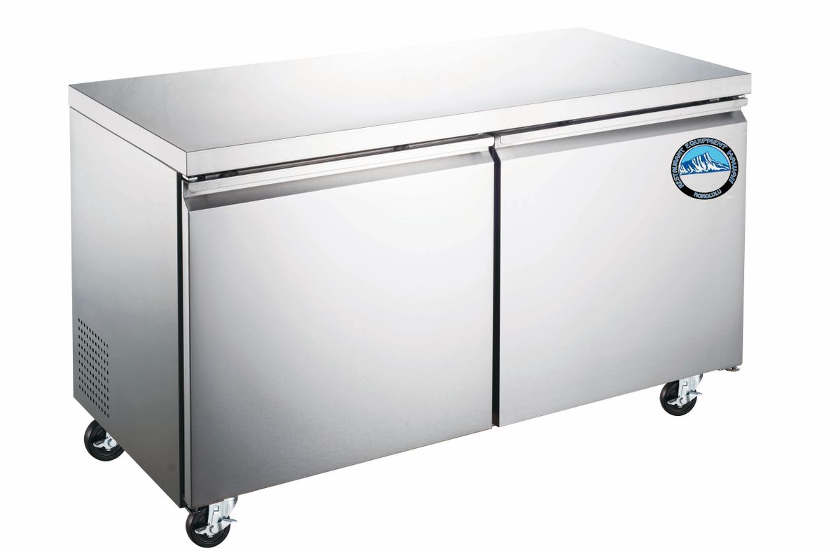 Under Counter Solid Door Freezer 2 Door 48" Model