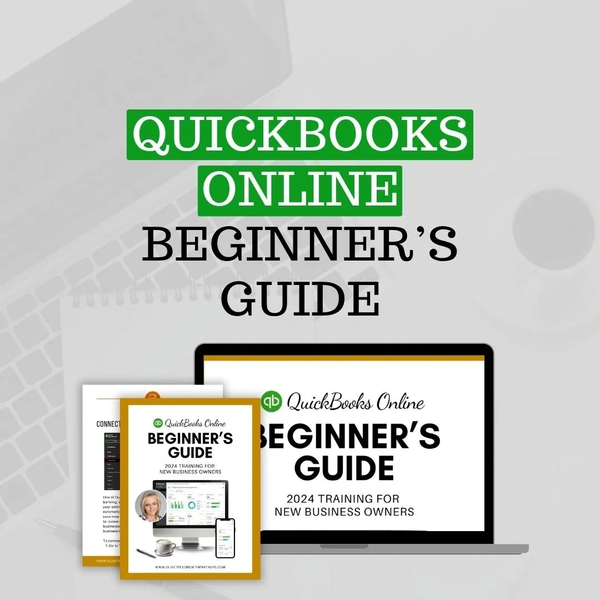 QuickBooks Online Beginner's Guide for new business owners.