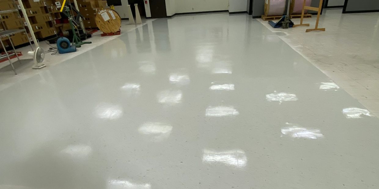 Janitorial service commercial cleaning had floor maintenance strip and wax 