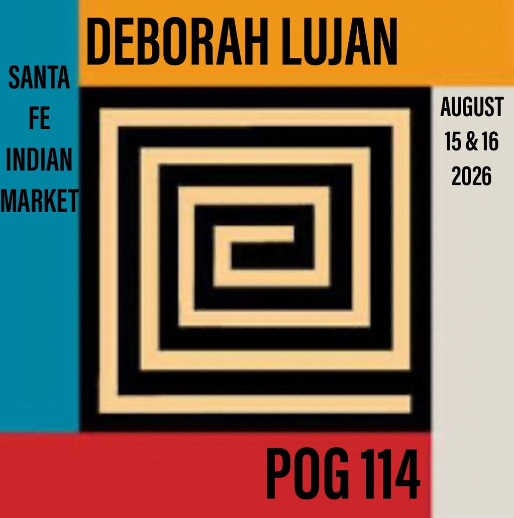 Celebrating my 11th year at Santa Fe Indian Market.
Please come visit my booth at the Palace of Gove
