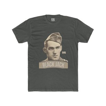 Featuring a vintage-inspired design, this one-of-a-kind tee pays homage to a legendary figure. 
