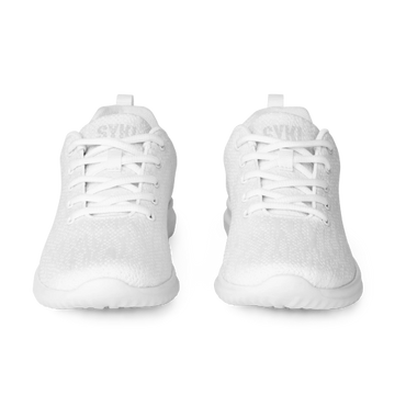 The SYKL "Pablo" Pure White Sneaker is a timeless and classic footwear choice.