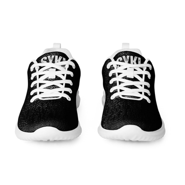 The SYKL "GLAZE" Premium Sneaker, crafted with a high-quality black and white design.