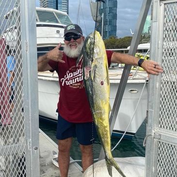 Mahi Mahi caught on our private fishing charter
