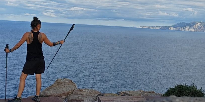 the end of a 1100km hike