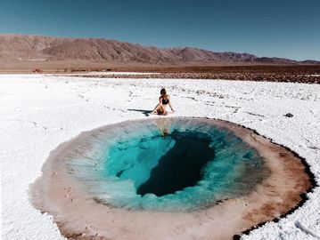 hidden lagoons san Pedro de atacama. LAgunas escondidas baltinache chile