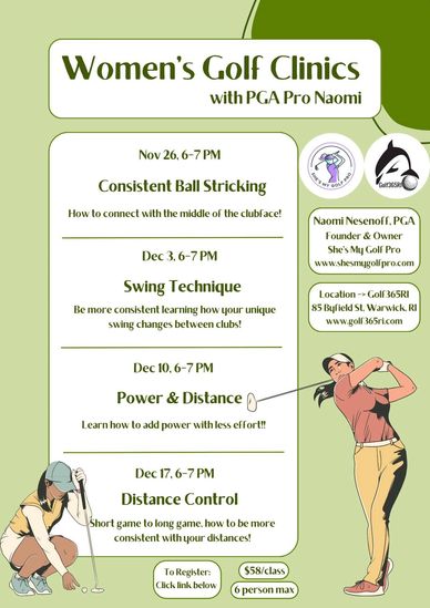 Taught by PGA Professional Naomi Nesenoff.