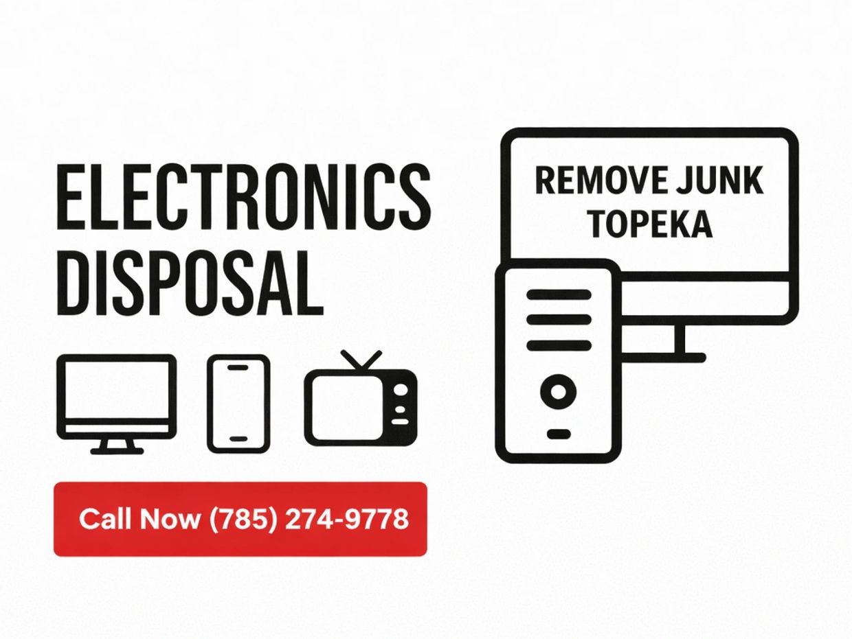 Electronics removal by Remove Junk Topeka Kansas (785) 274-9778 Call OR Text NOW!!!