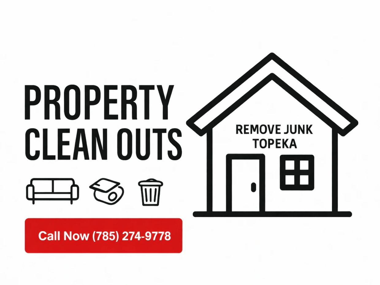 Property Clean-outs by Remove Junk Topeka Kansas (785) 274-9778 (Call or Text)