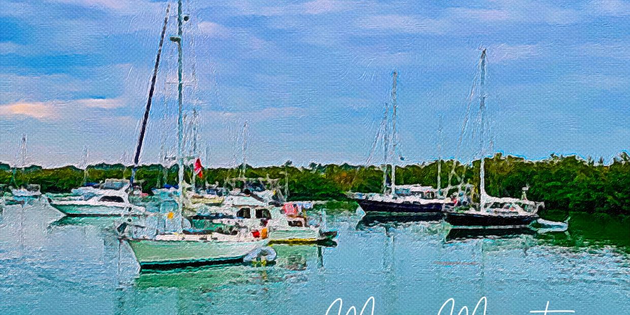 Key Biscayne Boat Art