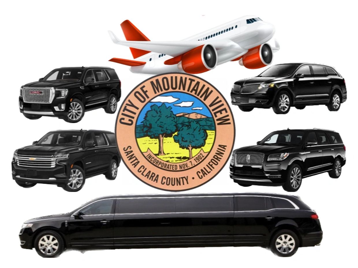 Mountain View Limo Service & black car service To From sfo oak SJC airport. Limo hire , Stretch limo
