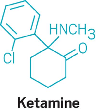 Ketamine molecule