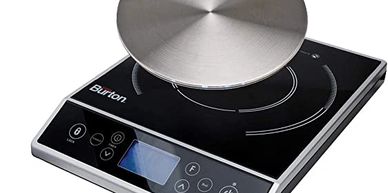 Induction stove top for inside cooking