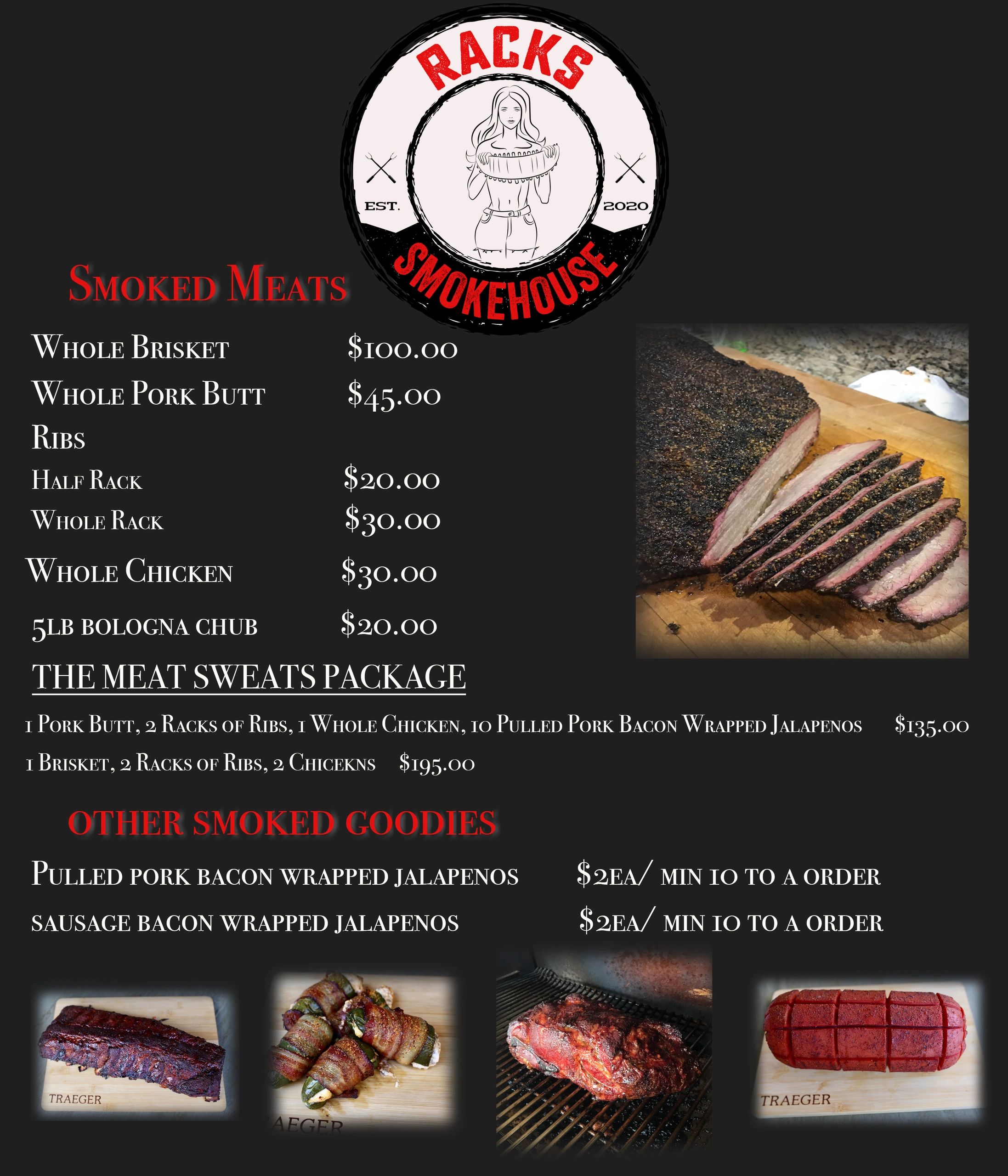 Racks Menu
