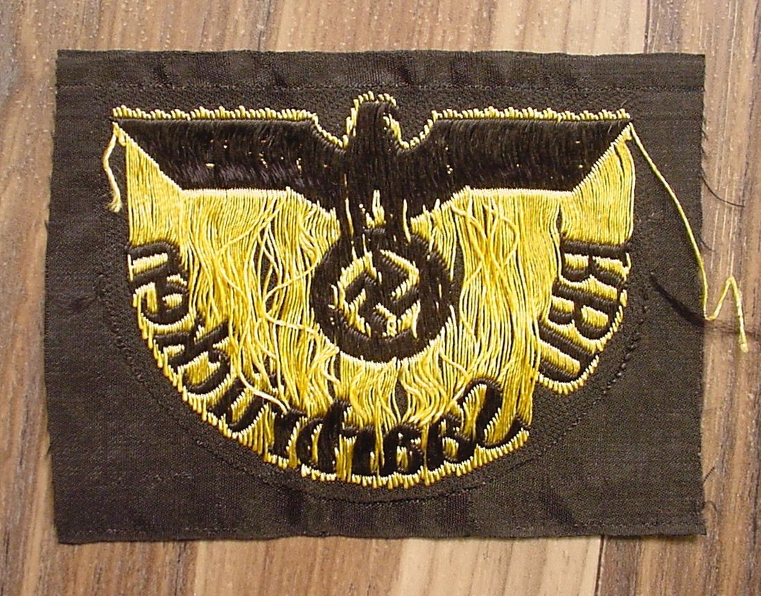 WWII GERMAN RAILROAD SLEEVE PATCH RBD SAARBRUCKEN, Item 1449