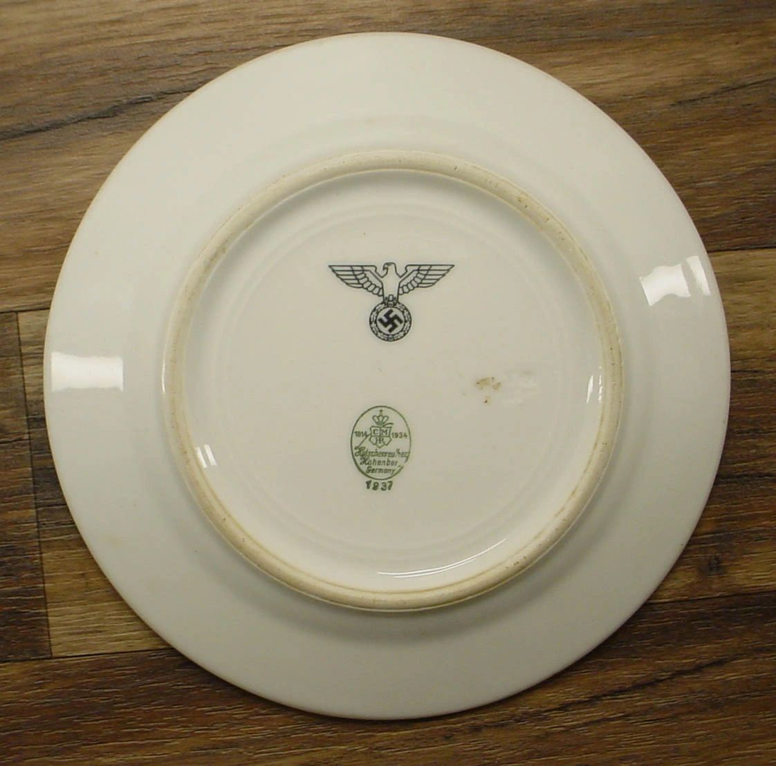 SOLD WWII GERMAN ARMY DINNER PLATE, Item 3893