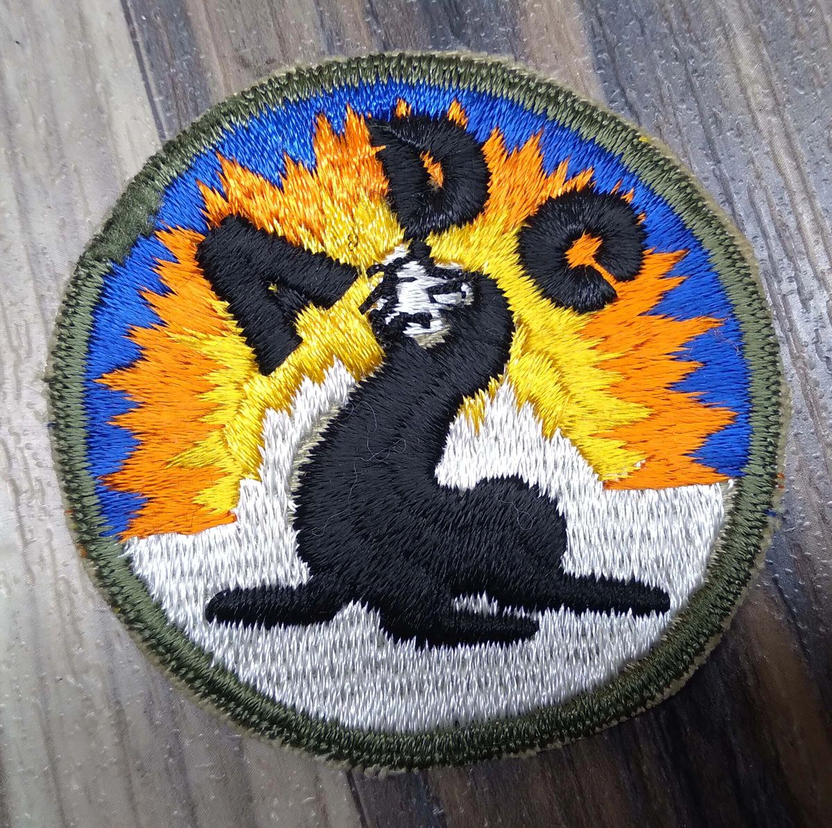 WWII U.S. ARMY ALASKA DEFENSE COMMAND ADC DISNEY SEAL PATCH VARIANT 2 ...