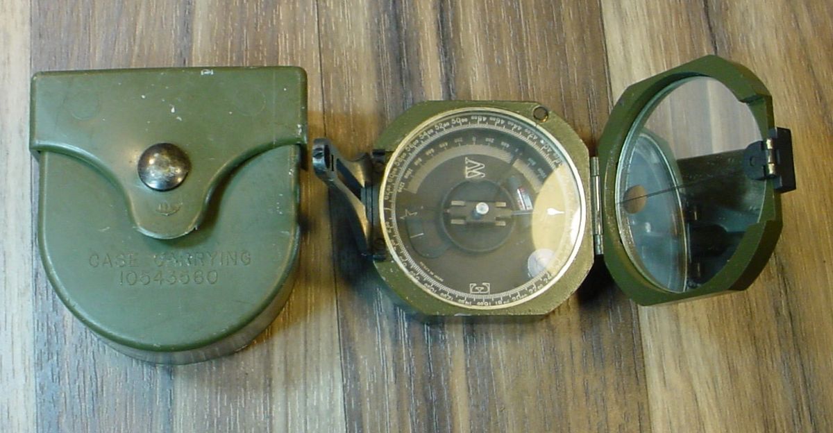 米軍　実物　BRUNTON M2 POCKET TRANSIT COMPASS Gold Standard Transit | Brunton | Made in USA