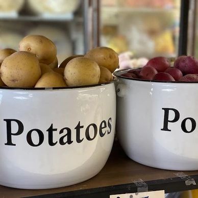 photo of fresh potatoes in a container available at F & D Meats