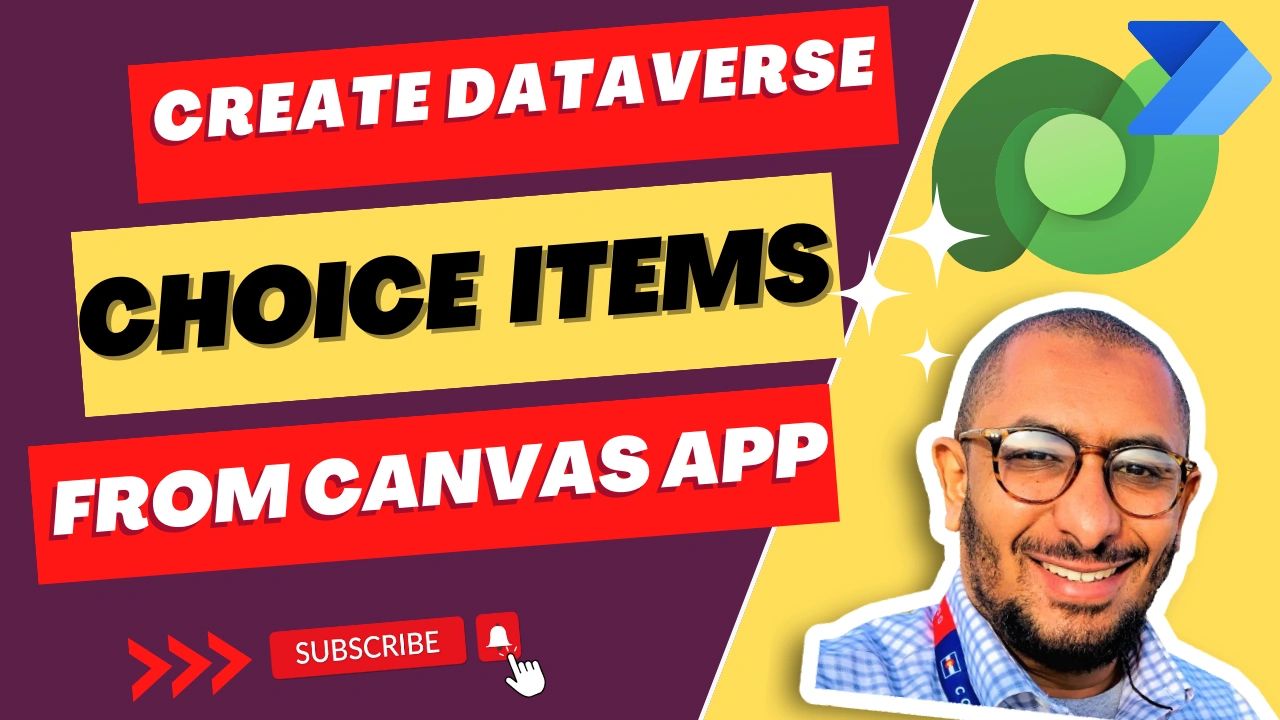 CREATE NEW DATAVERSE CHOICES/OPTION SETS FROM CANVAS APPS