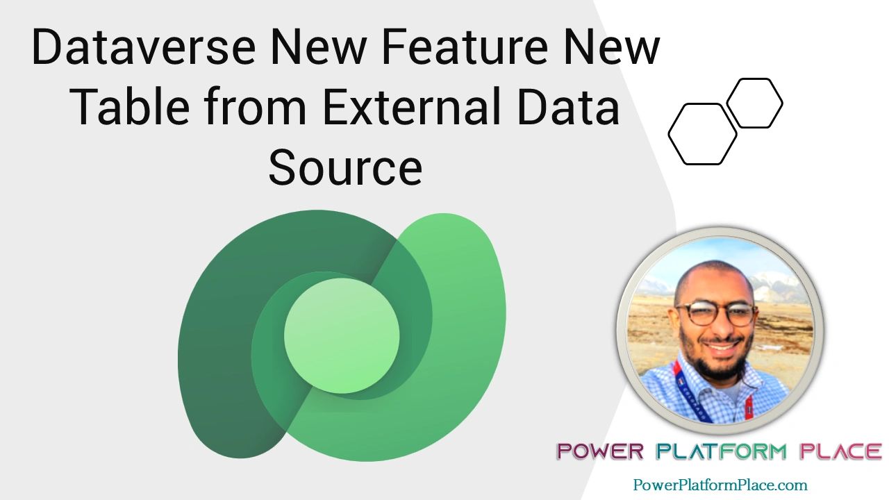 Dataverse New Feature New Table from External Data Source