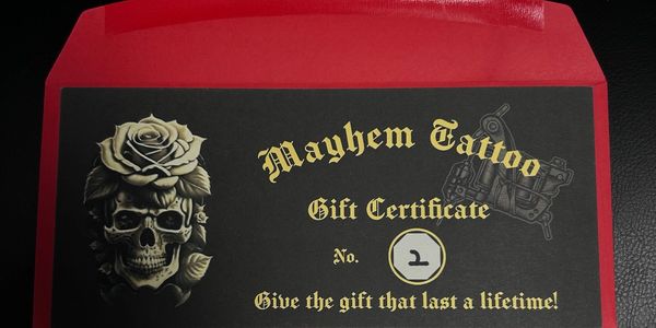 Tattoo Gift Card 