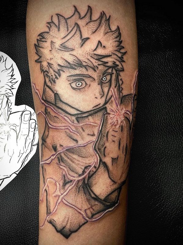 anime tattoo 