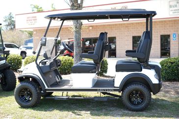Whit 4 seat stretch golf cart with windshield